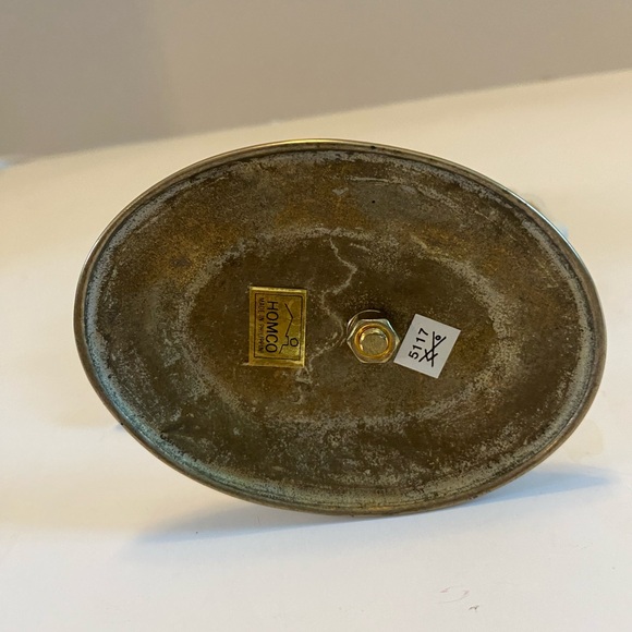 Vintage Santa riding carousel horse figurine holidays Home Interiors Homco #5117 - Picture 11 of 11